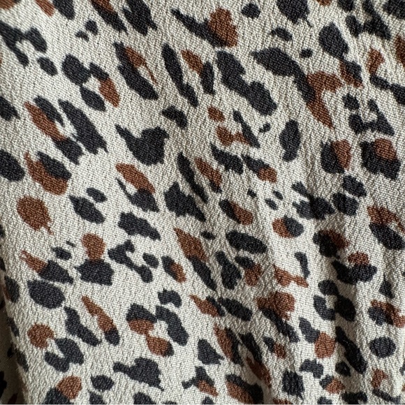 Abercrombie cheetah leopard print mini wrap dress - size M - Picture 7 of 7